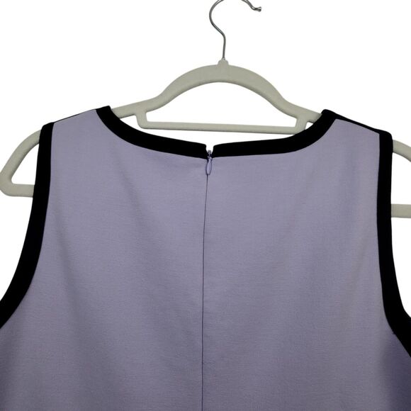 Lands' End Purple And Navy Blue Dress With Pockets Size 6 Petite - Picture 6 of 8